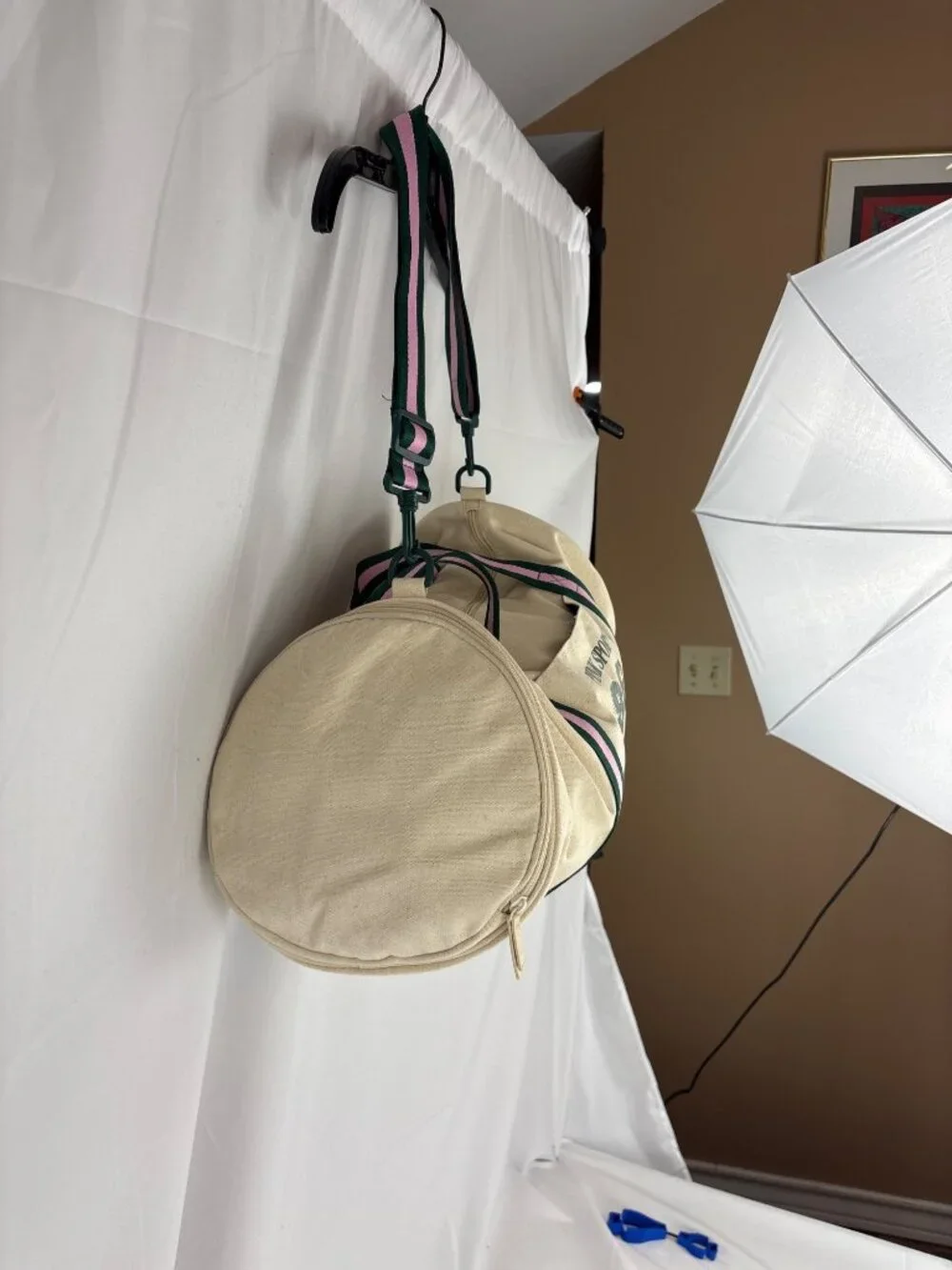 Victoria's Secret PINK Y2K Blockette Athletic Canvas Duffle Bag